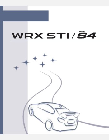 subaru wrx sti& s4 2019- 2020 owners manual in english (jdm)